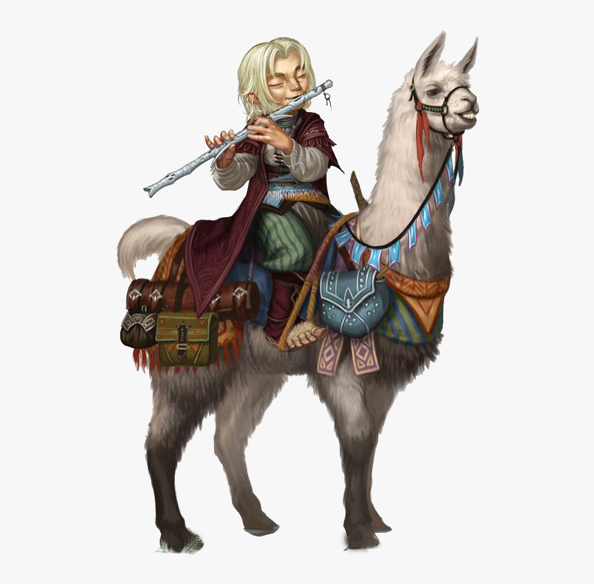Oswald-highhill - Mounted Halfling Art, HD Png Download