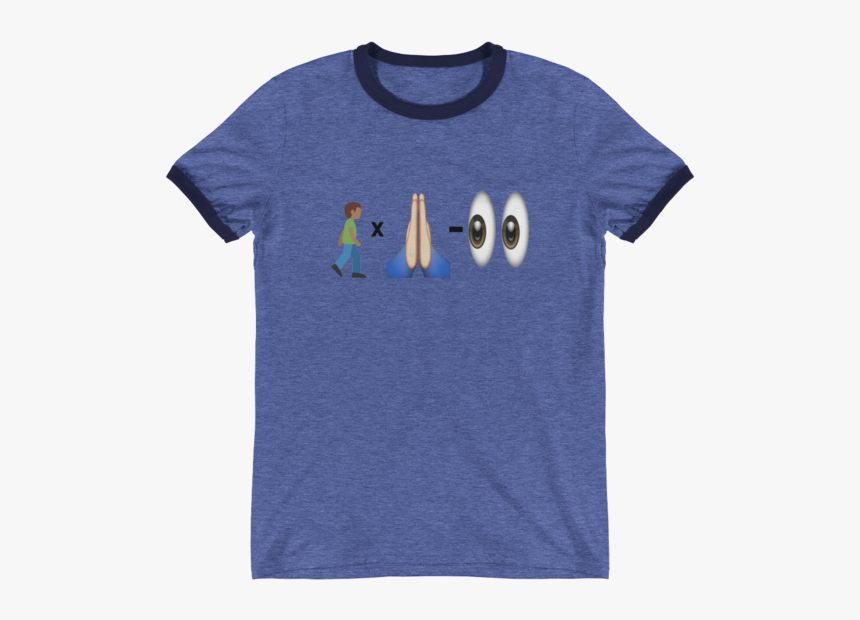Walk By Faith Not By Sight Emoji - Google Bike T Shirt, HD Png Download