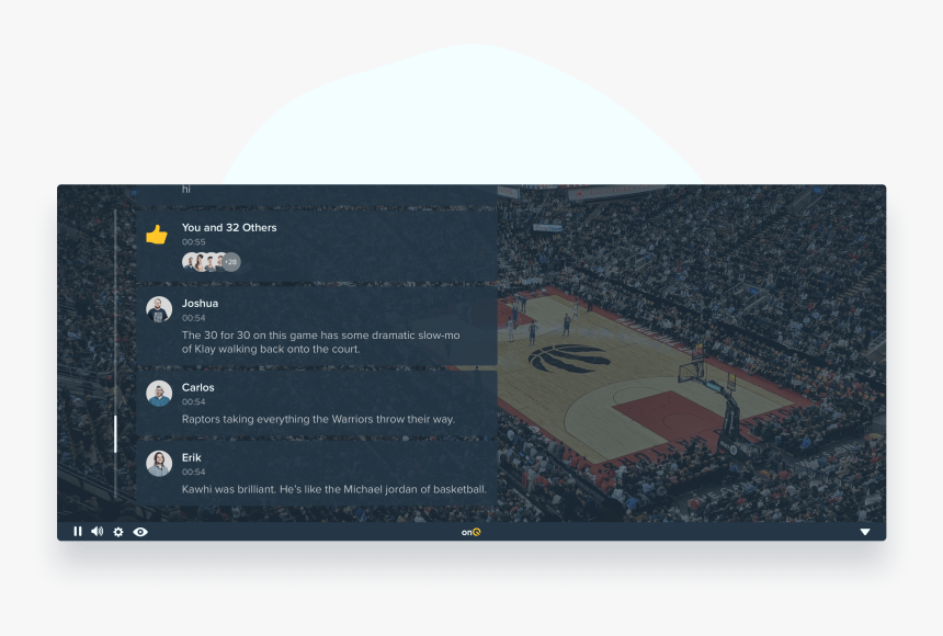 Mockup Of The Onq S Online Hangout Feature - Soccer-specific Stadium, HD Png Download