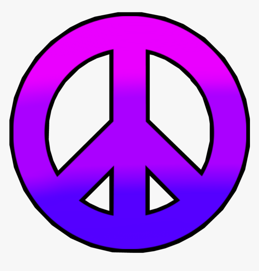 Bi Pride I Bet Someone Already Did This, But Whatever - Groovy Peace Sign, HD Png Download