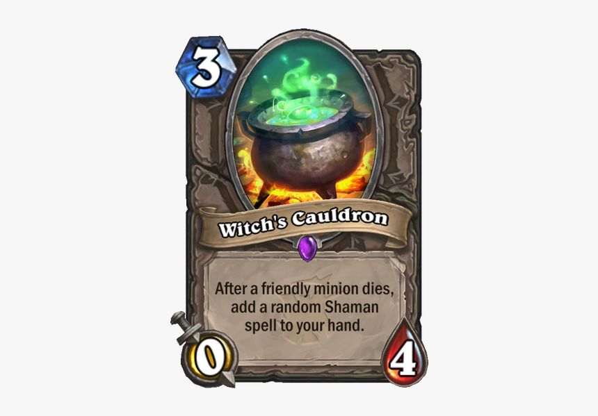 Witch S Cauldron - Witch Cauldron Hearthstone, HD Png Download