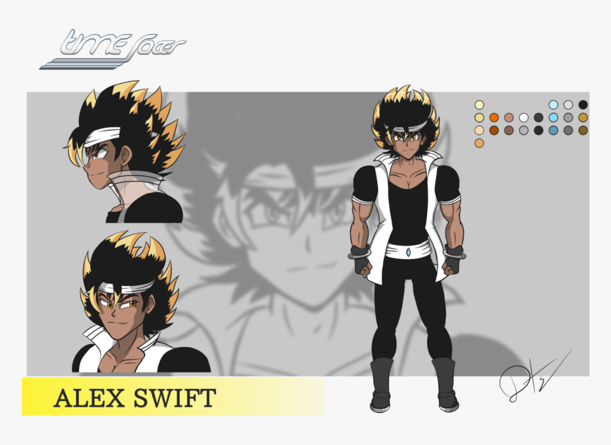 Alex Swift Character Sheet - Cartoon, HD Png Download