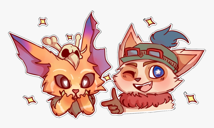 Teemo E Gnar Fanart, HD Png Download