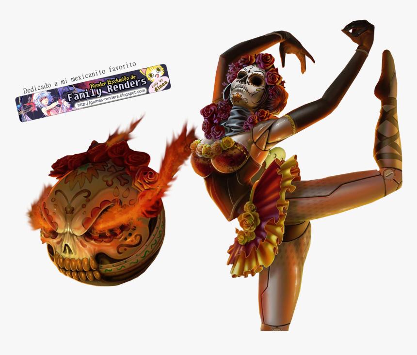 Png-la Calavera Orianna - Dance, Transparent Png