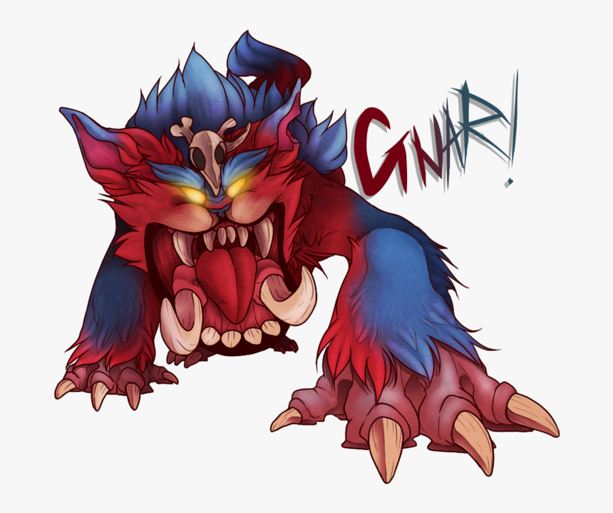 Mega Gnar Lol Png, Transparent Png