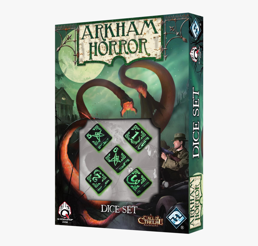 Arkham Horror Dice Set, HD Png Download