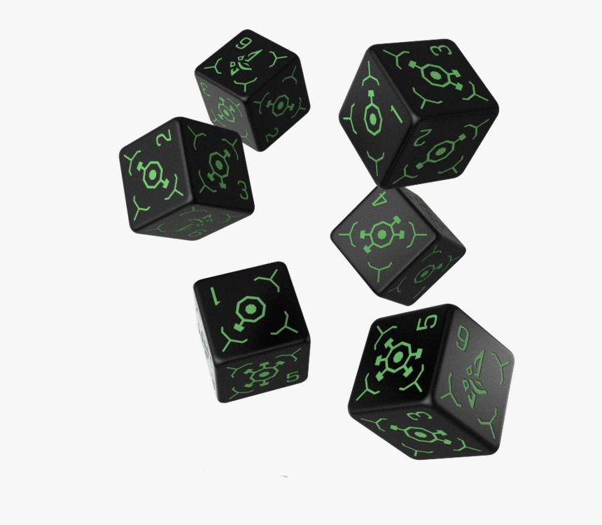Dice Set 6d6 Ingress Enlightened 

 
 Data Rimg Lazy - Набор Кубиков Для Ужаса Аркхэма, HD Png Download