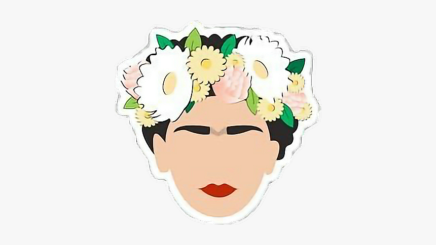 #tumblr #snapchat #snapchatfilter #flower #flowercrown - Frida Kahlo, HD Png Download