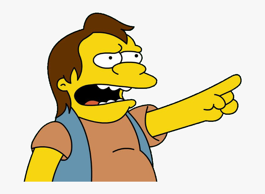 #nelson #hahaha #simpson @lucianoballack - Simpsons Nelson Haha Png