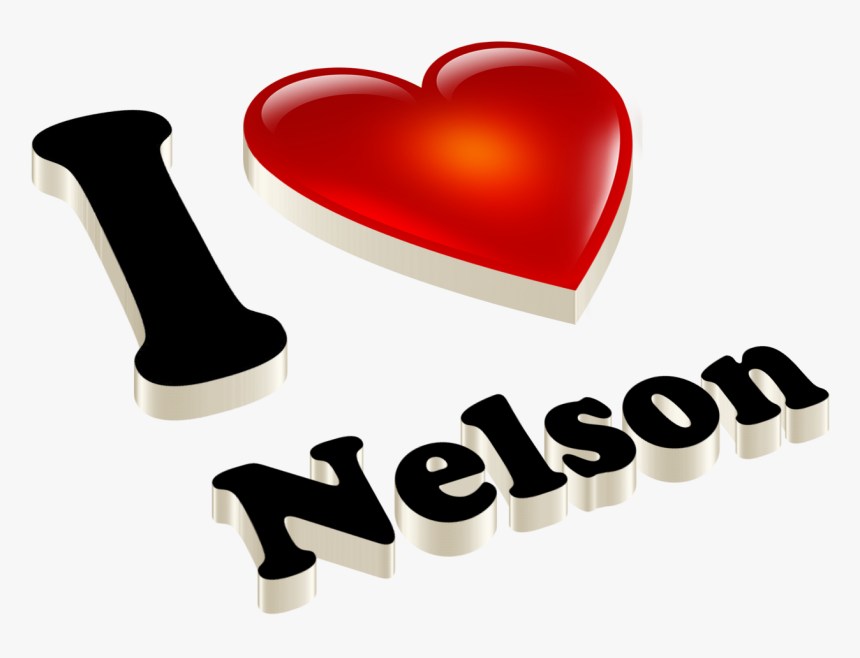 Nelson Heart Name Transparent Png, Png Download