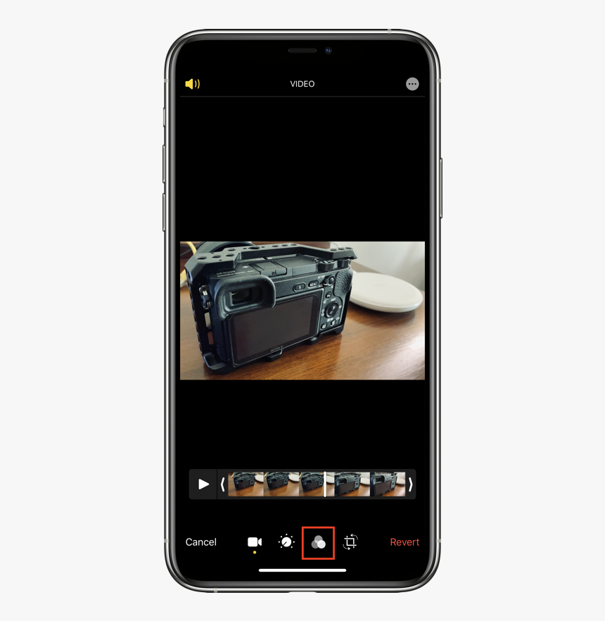 Tap On The Filters Icon - Smartphone, HD Png Download