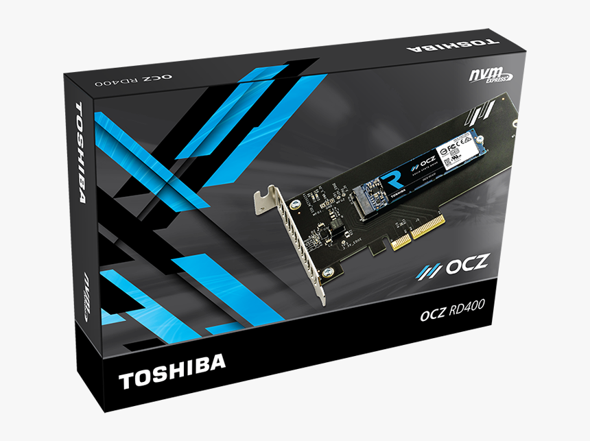Toshiba Announces Ultra-fast Ocz Rd400 Nvme Pcie Ssd - Rvd400 M22280 512g, HD Png Download
