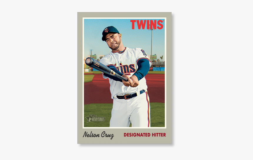 Nelson Cruz 2019 Heritage Baseball Base Poster - Baseball Player, HD Png Download