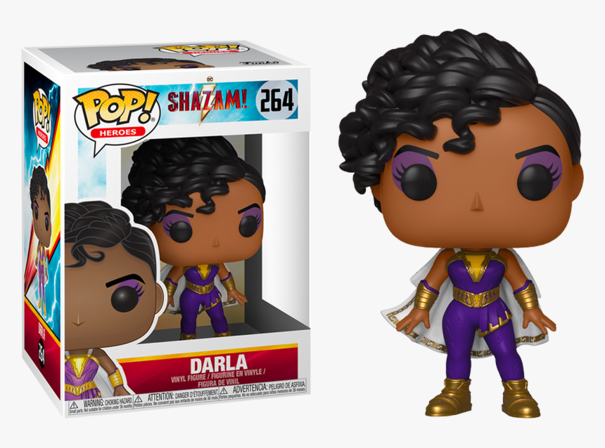 Shazam - Funko Pop Shazam Darla, HD Png Download