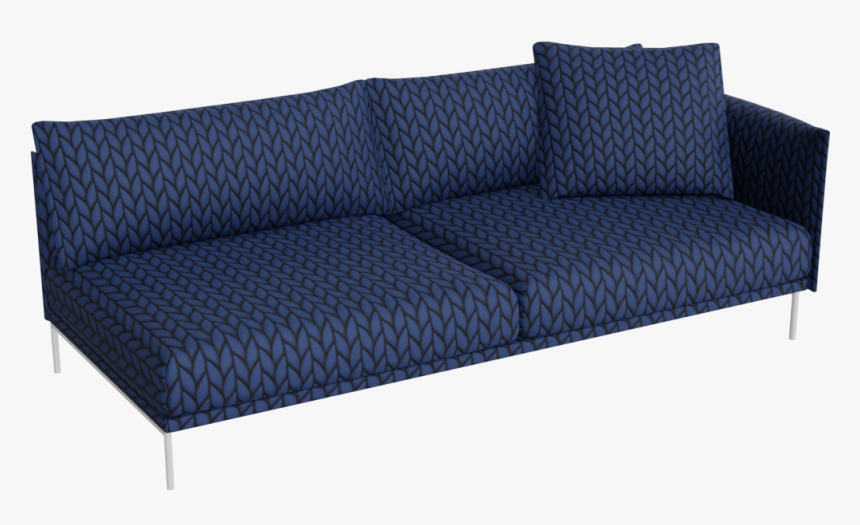 Preview Of Gentry Blue Chaise Lounge - Studio Couch, HD Png Download