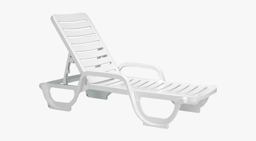 Commercial Grade Resin Bahia Adjustable Chaise Lounge - Sunlounger, HD Png Download