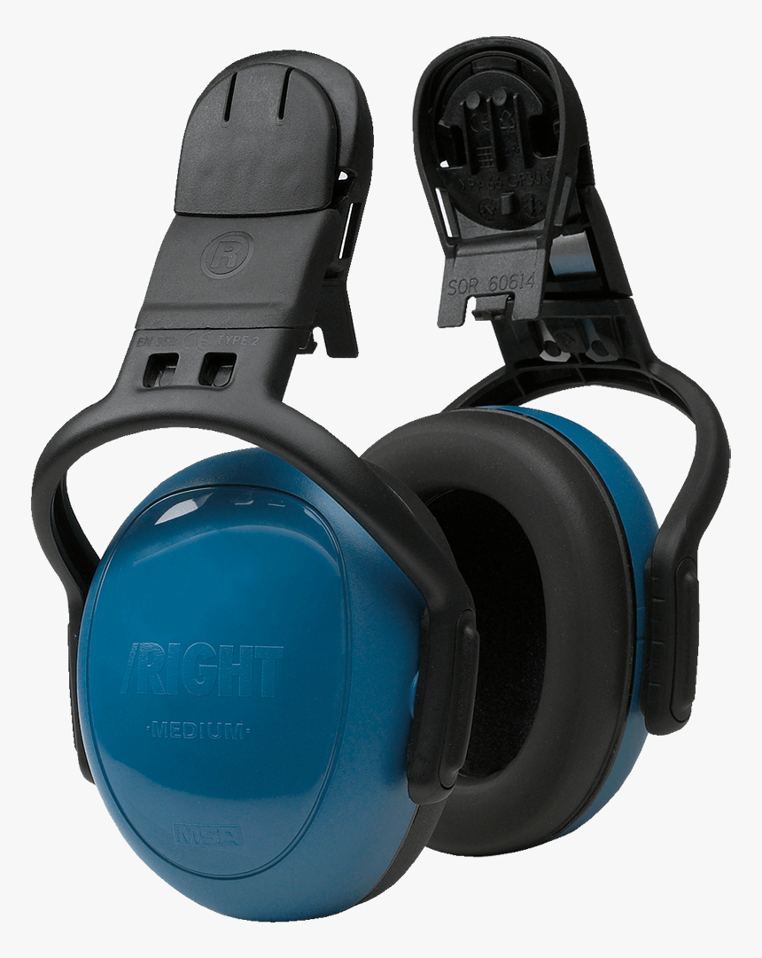 Helmet Mounted Earmuffs V-guard - Earmuffs, HD Png Download