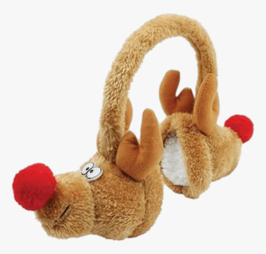 Reindeer Earmuffs - Christmas Earmuffs, HD Png Download