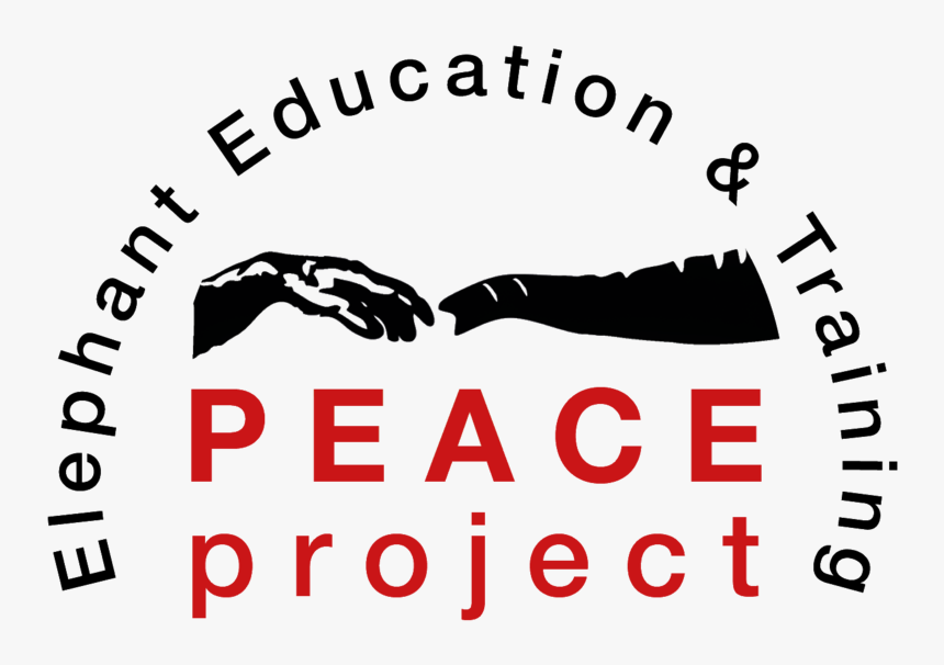 Peace Logo Png 2 - Elephant Human Relations Aid, Transparent Png