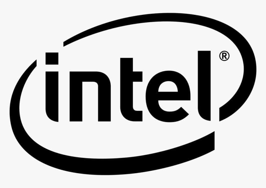 Intel Logo Gray Png, Transparent Png