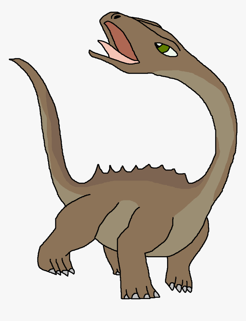 Diplodocus Png Transparent Picture - Cartoon Mamenchisaurus By Dinosaur Pedia, Png Download