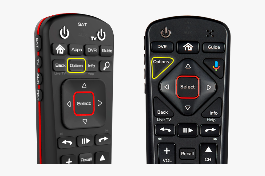 Dish How To Remote Options, HD Png Download