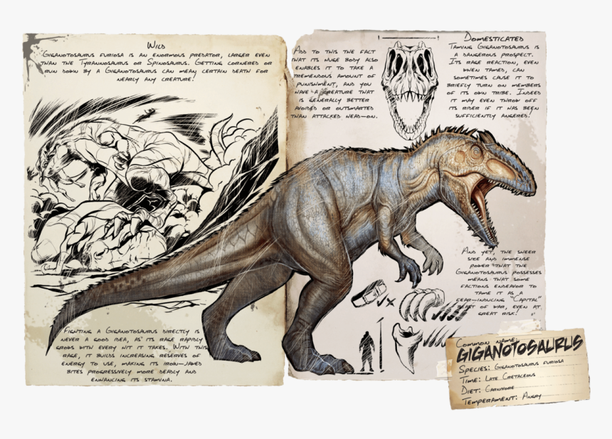 Ark Survival Evolved Giganotosaurus, HD Png Download
