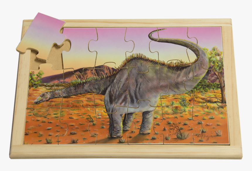 Diplodocus Puzzle - Picture Frame, HD Png Download