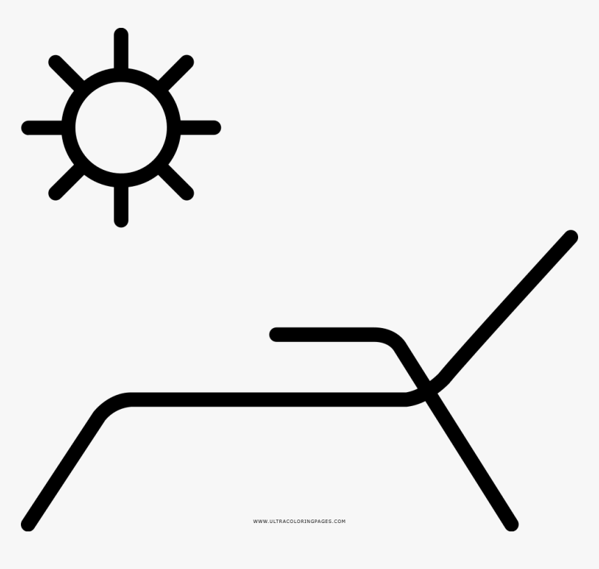 Sunbathing Coloring Page - Engineering For Change, HD Png Download