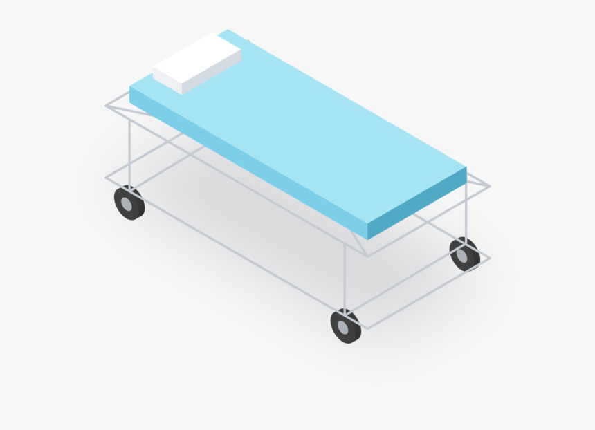 Bed - Stretcher, HD Png Download