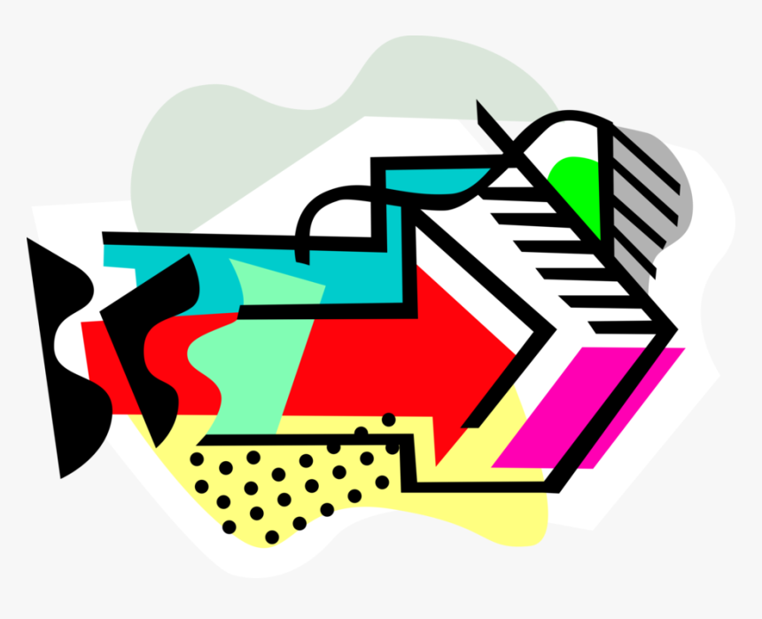 Vector Illustration Of Directional Arrow Pointing, HD Png Download