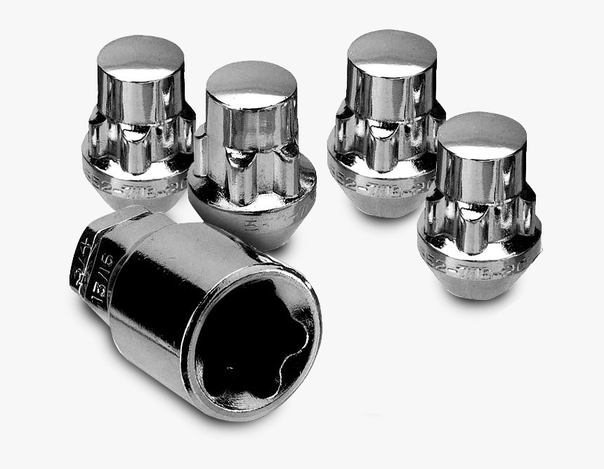 White Knight 1/2” Thread Steel Locking Lug Nut Kit - Nut Lug Nut Locking Steel, HD Png Download