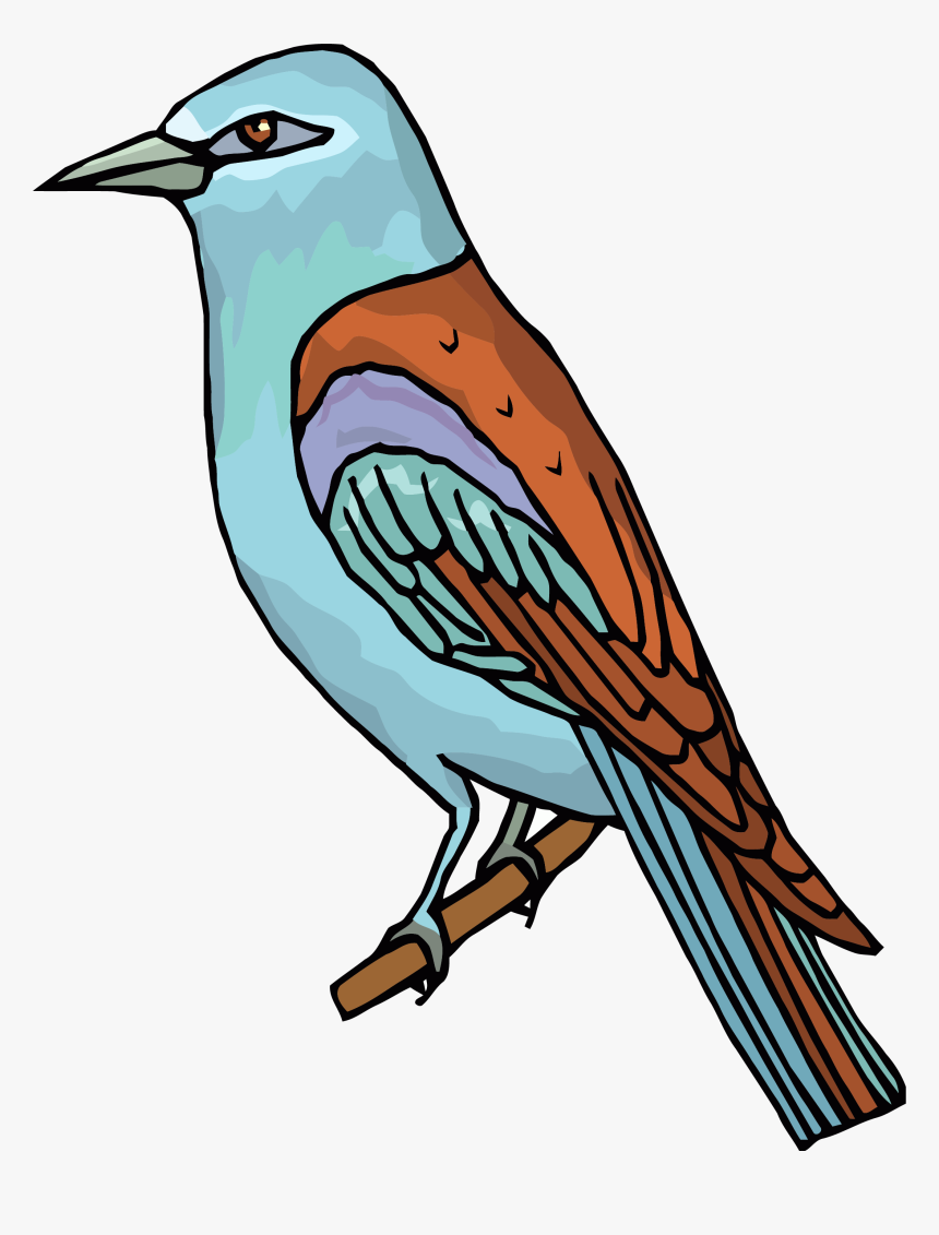 Waiting Bird Clipart Png - Bird Clip Art, Transparent Png