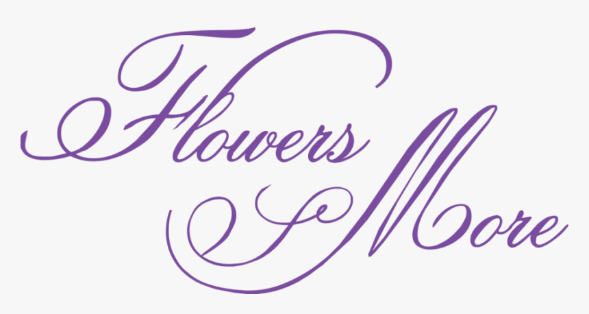 Flowers & More - Calligraphy, HD Png Download