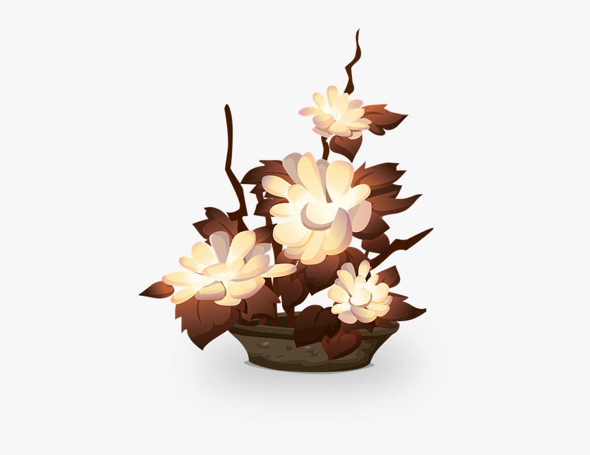 Png Váza Virággal, Transparent Png