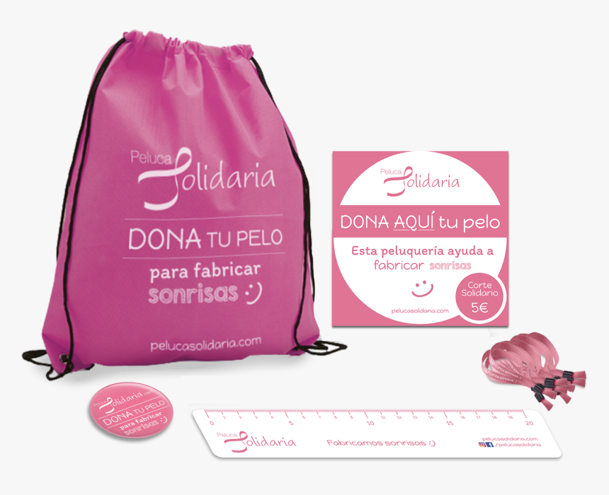 Mochilas Rosa De Cuerdas , Png Download - Backpack, Transparent Png