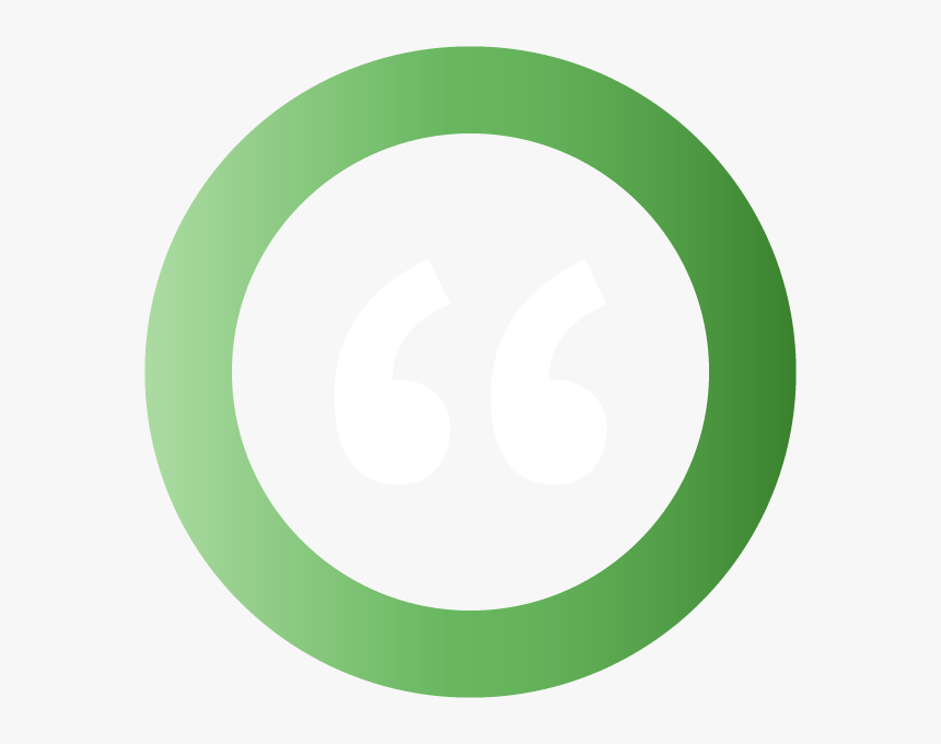 Left Quote - Circle, HD Png Download