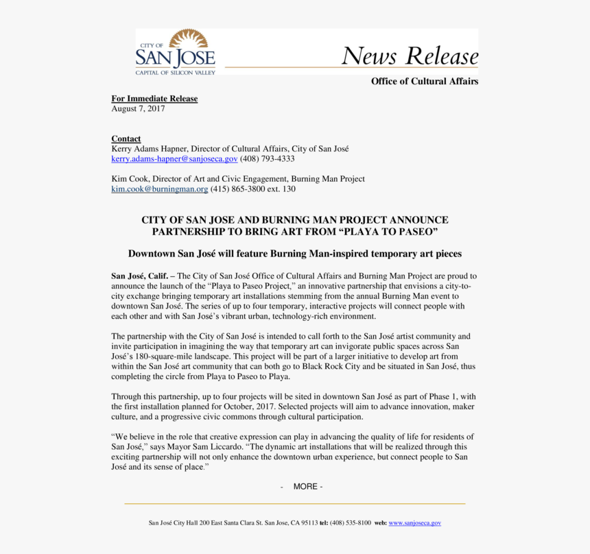 City Of San Jose, HD Png Download