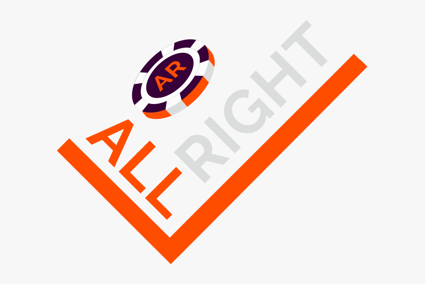 All Right Casino Logo - Circle, HD Png Download