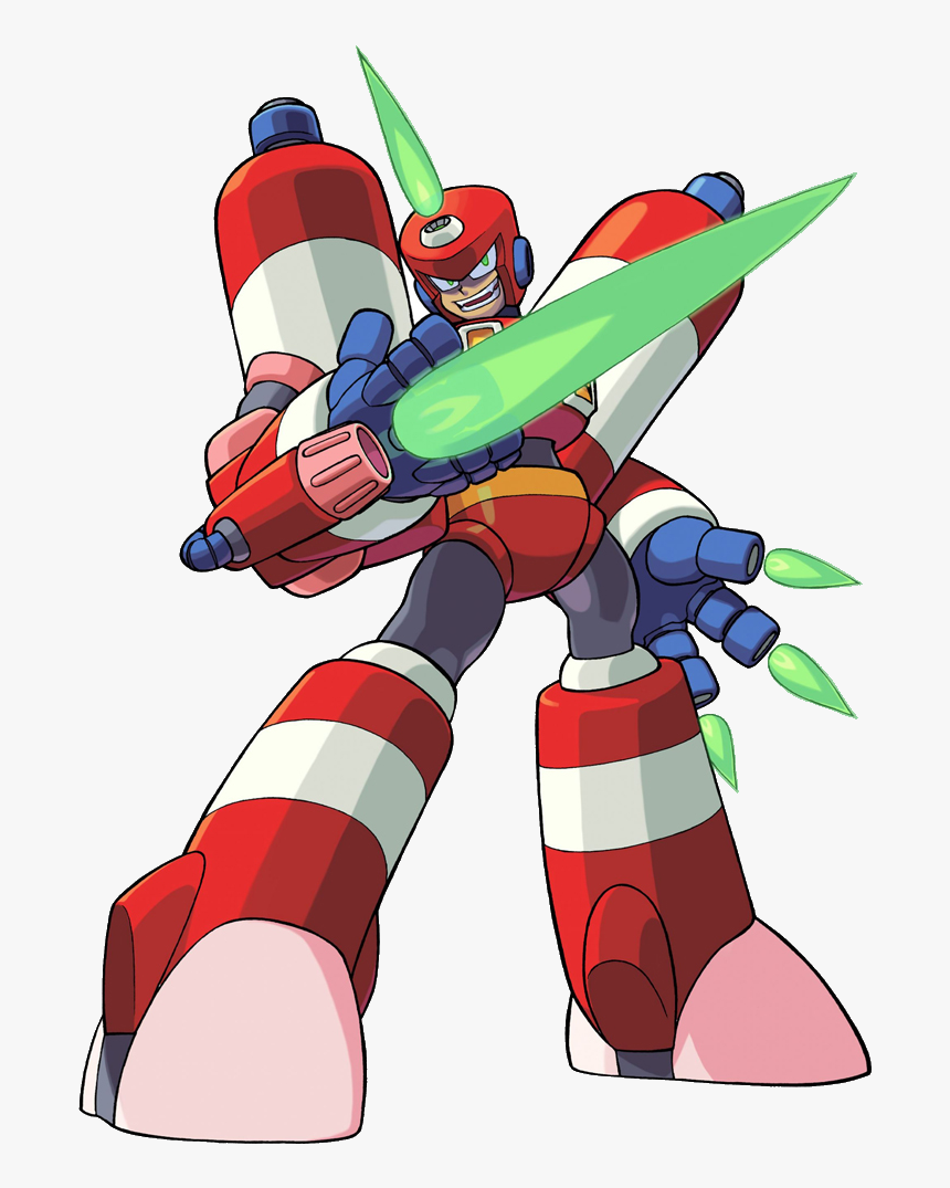 Burnermugshot - Mega Man Burner Man, HD Png Download