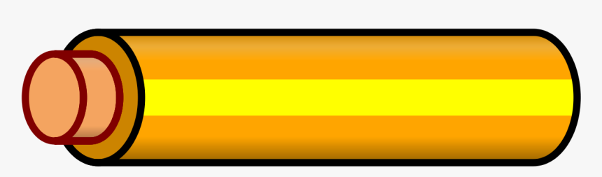 Wire Orange Yellow Stripe - Colorfulness, HD Png Download