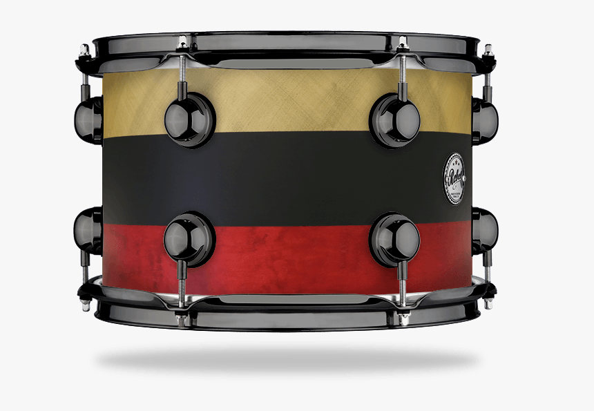 Gold Black Red Stripe - Dw Drums Midnight Glass, HD Png Download