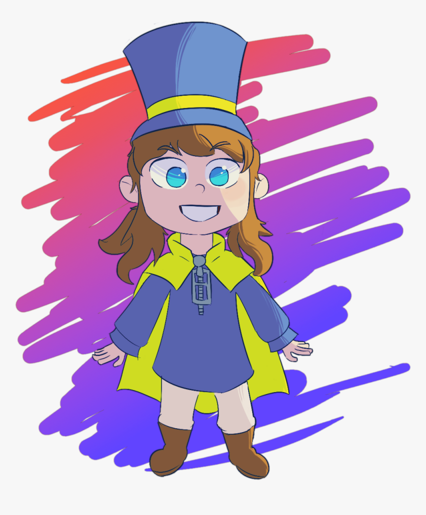 Since I Really Love A Hat In Time , I Drew Hat Kid - Art A Hat In Time Kid, HD Png Download