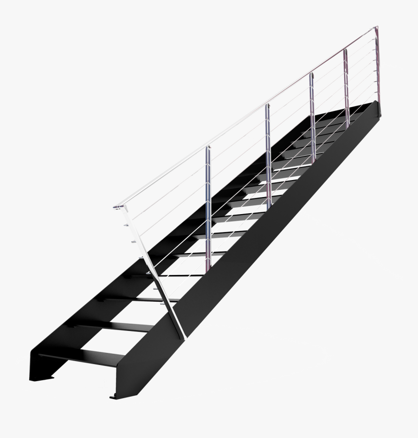 Made In Italy Quality - Straight Staircase Metal, HD Png Download