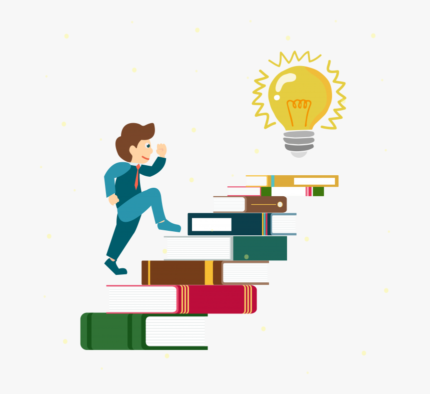 On People Of Ladder Books Are The - International Literacy Day 2019, HD Png Download