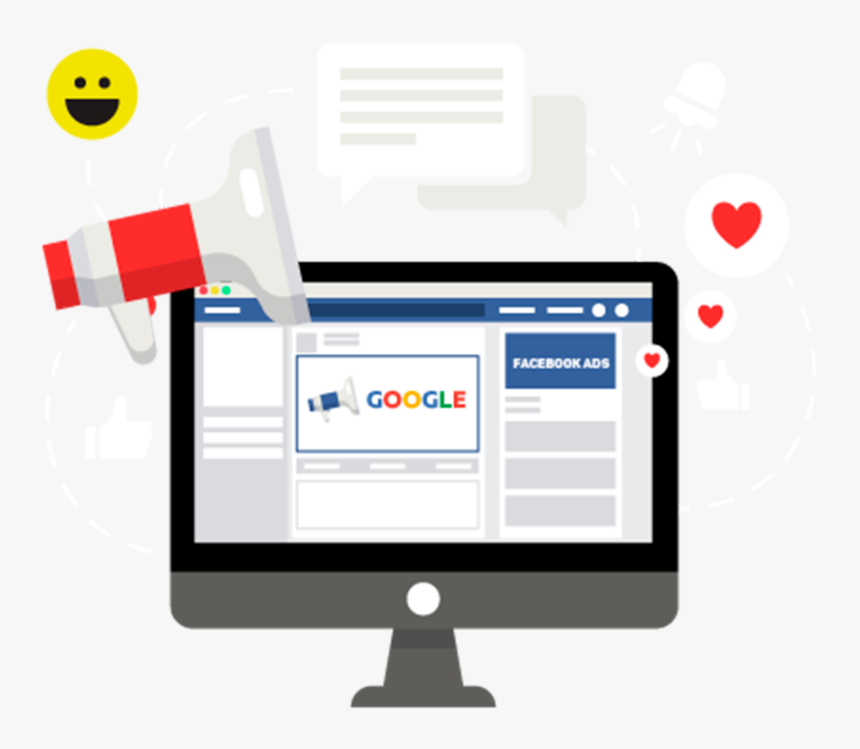 Anuncios Online - Social Network Advertising, HD Png Download