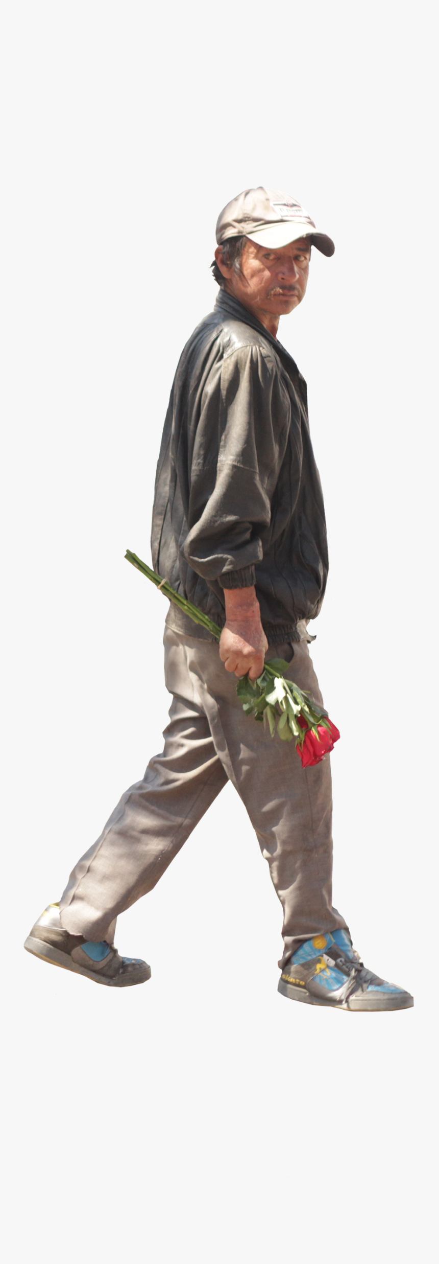 Hombre Perfil Latino - Hombre De Perfil Caminando, HD Png Download