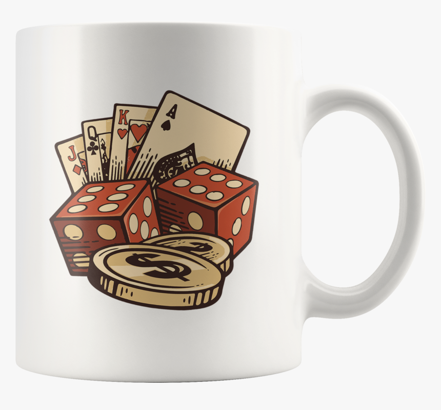 Casino Vector Set Vintage Handmade Mug 
 Data-zoom - Retro Casino, HD Png Download