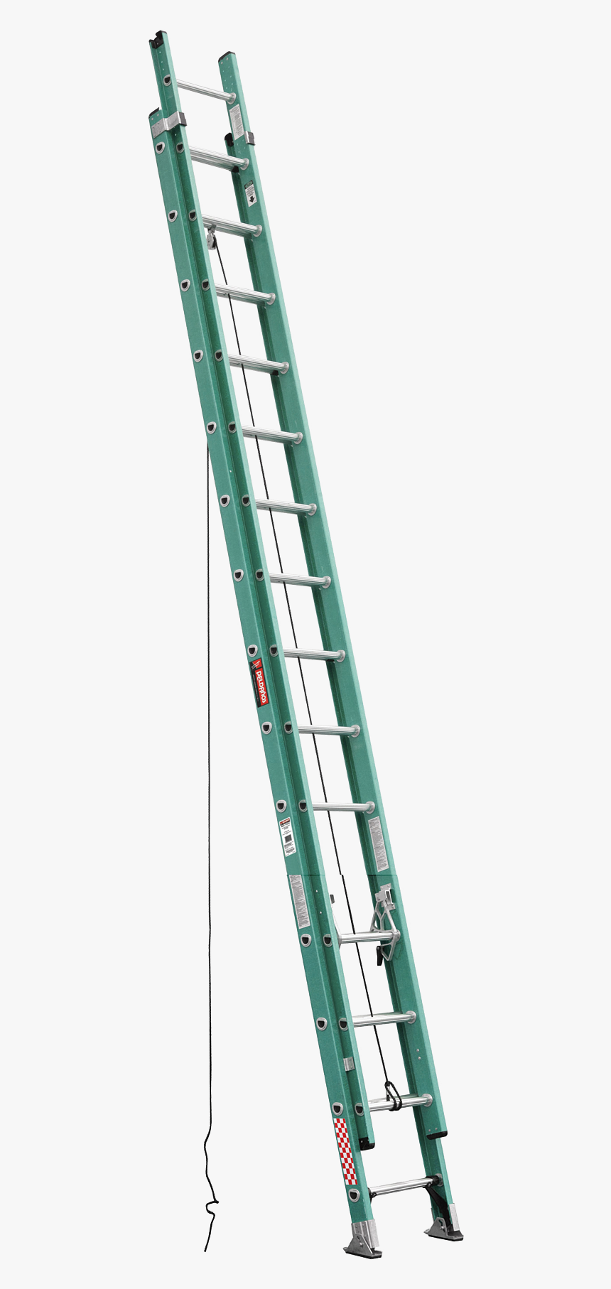 Parts Of Extension Ladder Firefighter, HD Png Download