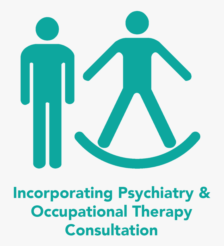 Psychiatry Occupational Therapy Consultation - Sitting Standing Moving, HD Png Download